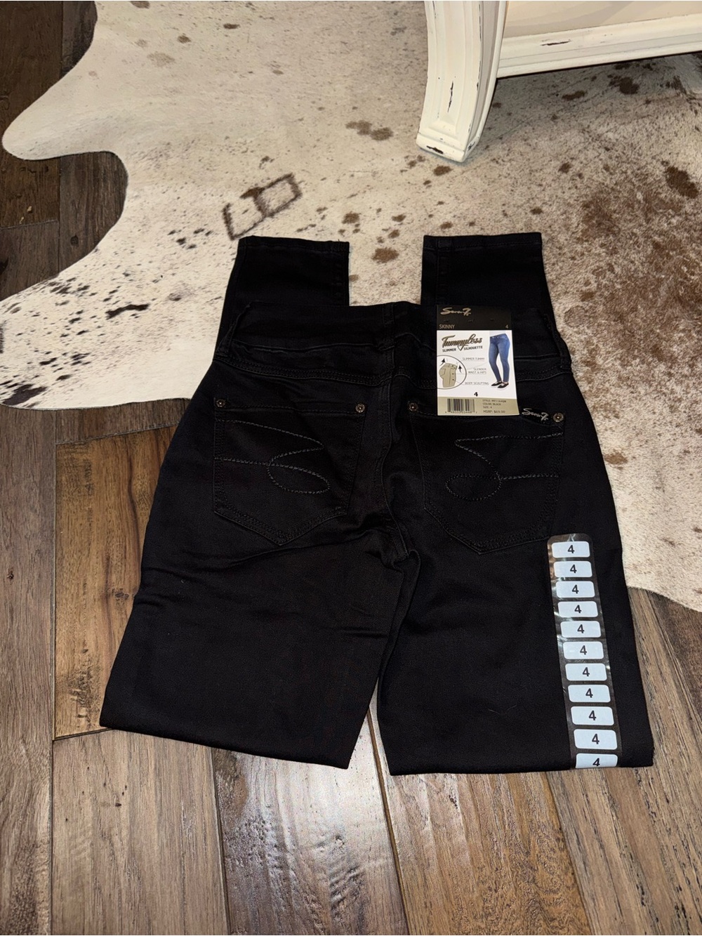 Seven7 Black Skinny Jeans